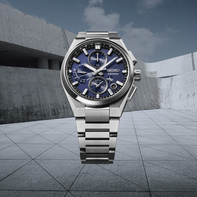 SEIKO Astron GPS Solar 5X Dual Time in Infinite Blue Men s