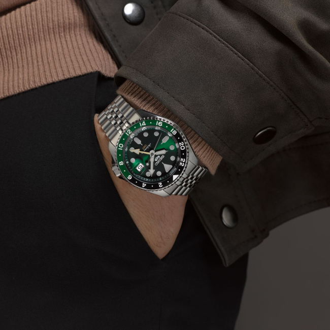 Green seiko skx discount