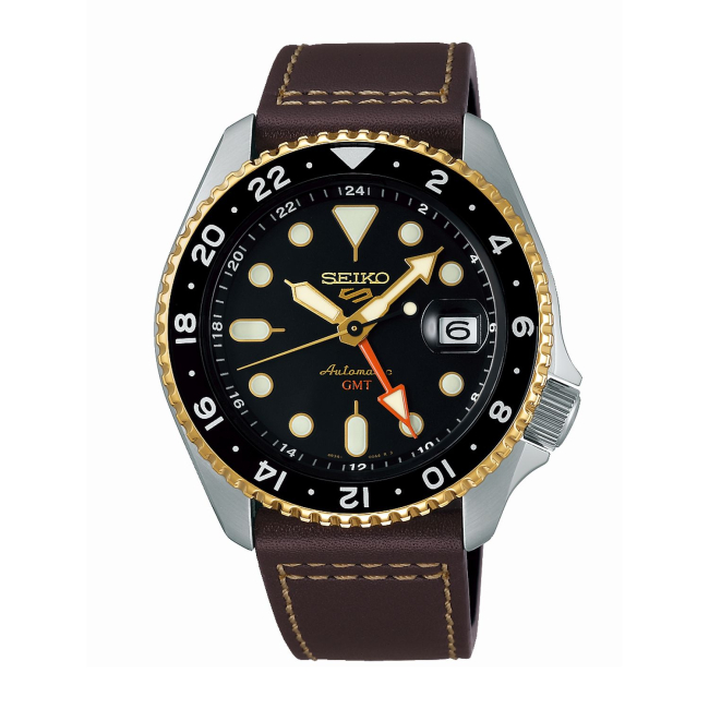 SEIKO 5 Sports SKX GMT in Mocha Automatic Ανδρικό