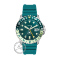 Fossil Fossil Blue GMT Green Silicone  Men`s  
