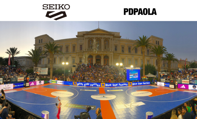 Seiko 5 Sports & PDPAOLA OFFICIAL SPONSORS του Stoiximan AegeanBall Festival 2023